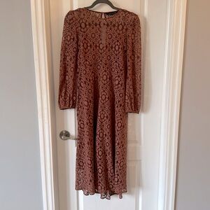 RARE lace Zara Woman Black Label Dress